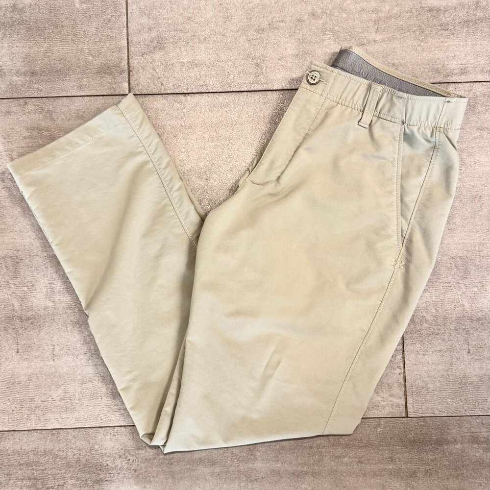 Under Armour Men’s Performance Pants – 34/32 – Khaki / Tan